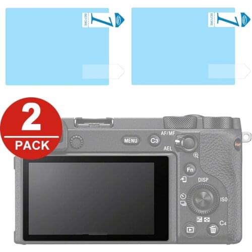 2x LCD Screen Protector Protection for Sony Alpha A6600 A6100 A9 II A9II A9M2 Vlogcam ZV-1 Digital Camera