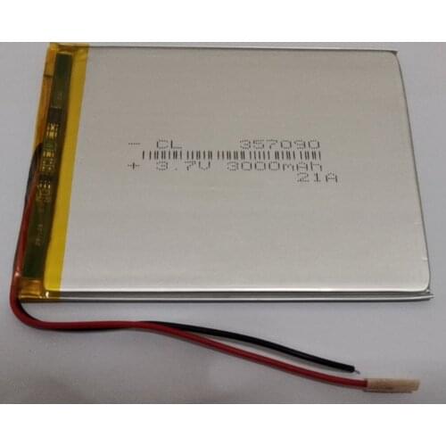 3.7 V 357090P 357090 3000mah with protection board , used for bluetooth MP3,MP4 lithium battery