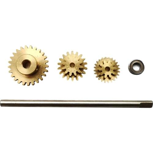 3pcs 1/10 Metal 19T 24T 26T Gear Replacements for WPL D12 RC DIY Parts