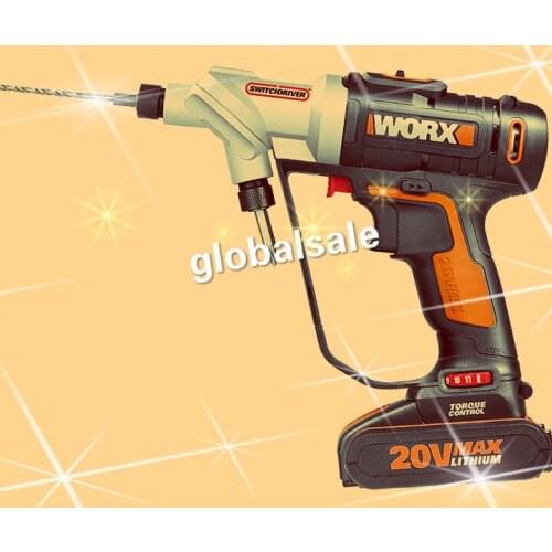 FREE SHIPPING WX176 Electric Screwdriver Double-head Lithium Electric Drill Switch the Charging Screwdriver Quickly