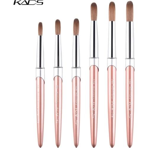 100% Kolinsky Sable Acrylic Brush Pure Kolinsky Hair for UV Gel Paiting Carving Acrylic Powder Liquid Manicure Nail Art Tool