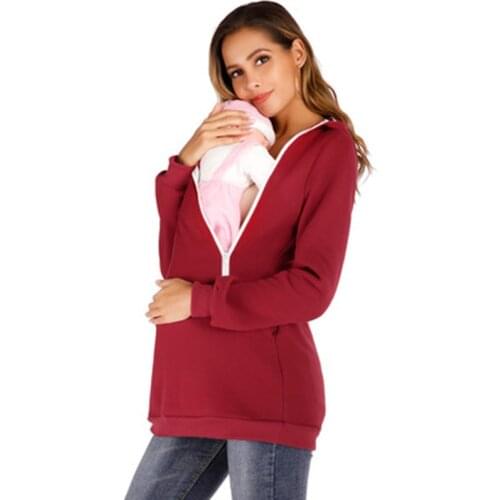 Clothes for Pregnant Women Baby Carrier Jacket Warm Maternity Hoodies Women Outerwear Coat for Pregnant Womens Maternity Clothes