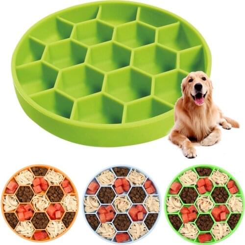 Pet Dog Slow Feeder Bowl Pet Feeding Food Dispenser Puppy Slow Down Eating Feeder Medium Small Dogs Anti Gulping Food Bowl
