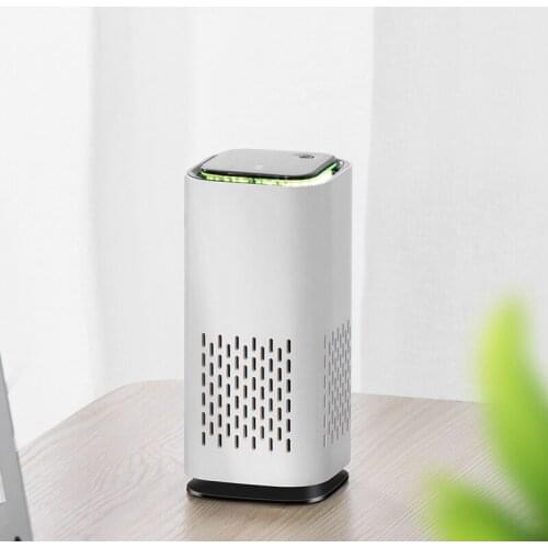 Air Purifier For Home Mini Portable Car Air Cleaner Anion Purification Ozone Generator Automatic Freshener With Colorful Light