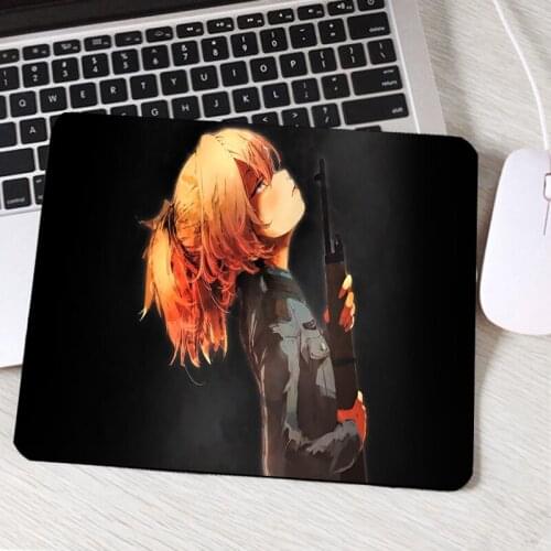Hot Popular Anime Pattern Youjo Senki Cool Printed Mousepad Pc Computer Game Gaming Mouse Mat Pads For Decorate