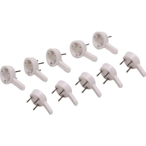 Practical 20PCS Plastic Hard Picture Frame Wall Hooks Photos Mirror Gadgets Hanging Hangers For Bathroom Drawing Room