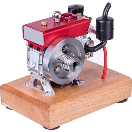 SISON 3.5cc Mini Evaporative Cooled Single-Cylinder 4-Stroke Gasoline Engine Internal Combustion Engine Model For Children Toys
