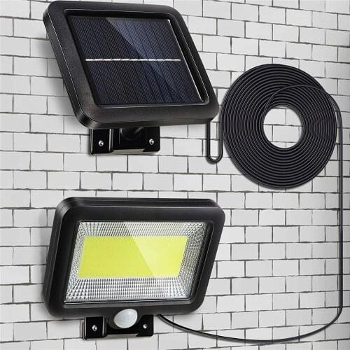 LED Solar lamp Outdoor Motion Sensor Recharge Solar Wall Light Waterproof Emergency Led Light For Street Garden Porch lights