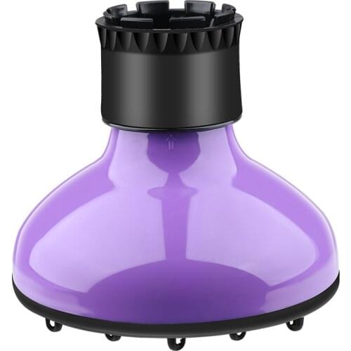 Universal Dryer For Blowing Curly Hair Adjustable Air Volume Large Wind Hood Fxed Shape Dispersing Wind Drying Hair