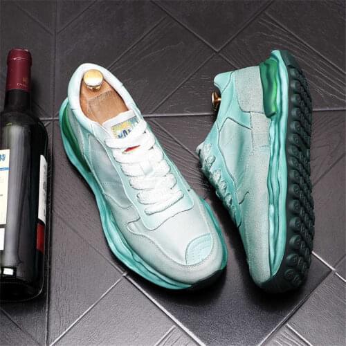 Spring Breathable Mens Casual Shoes High Quality Sneakers Hip Hop Thick Bottom Platform Shoes Tennis Chaussure Homme