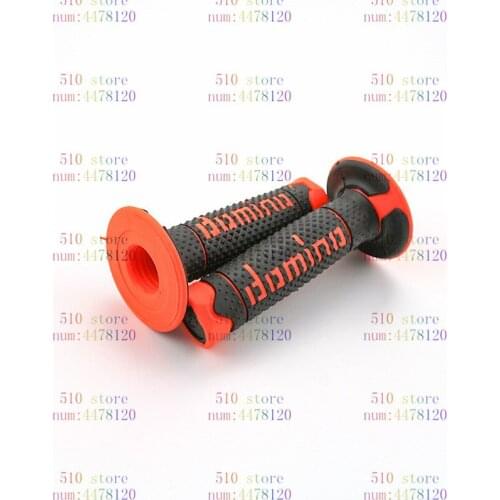 1 Pair Bike Handlebar Grips Bicycle Silicone Sponge Foam Handlebar Grips 22.2mm orange Black For Mountain Bike Super Soft
