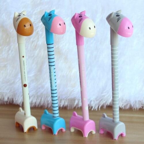 1PC New Korean creative stationery small fresh cartoon donkey ballpoint pen office learning articles oil pen