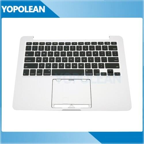 2pcs/lot Brand New Laptop Palmrest Top Case With US Keyboard For Macbook Pro Retina 13" A1425 MD212 MD213 2012 Year