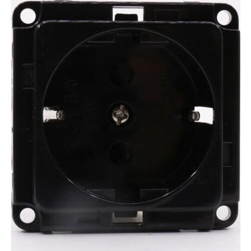 2PCS Korean Standard AC Power Connector EU Power Socket Jack Power Cord Inlet AC 250V 16A HIFI SCHUKO Socket