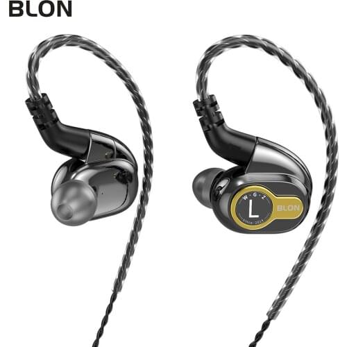 2020 New BLON BL-05 BL03 2nd Generation 10MM Carbon Nanotube CNT Diaphragm In Ear Earphone Detachable 2PIN Cable BL03 BL05