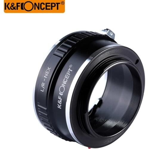 K&F CONCEPT Lens Adapter Ring for Leica R Mount Lens to Sony E-Mount NEX Body Adapter L/R-NEX