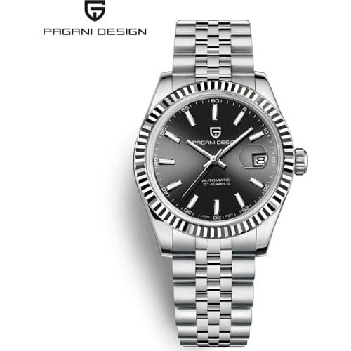 PAGANI Design 2021 New Mens Mechanical Watch Top Brand Automatic Watch Men Stainless Steel Waterproof Clock Relogio Masculino