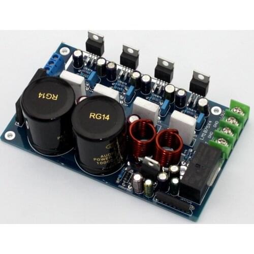 HIFI LM1875T 2.0 channel parallel amplifier board with BTL speaker protection circuit