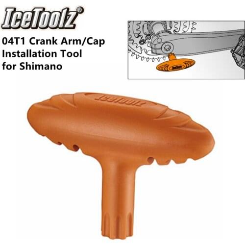 IceToolz 04T1 Crank Arm/Cap Installation Tool For Shimano Hollowtech Bicycle Repair Tools ICE TOOLZ