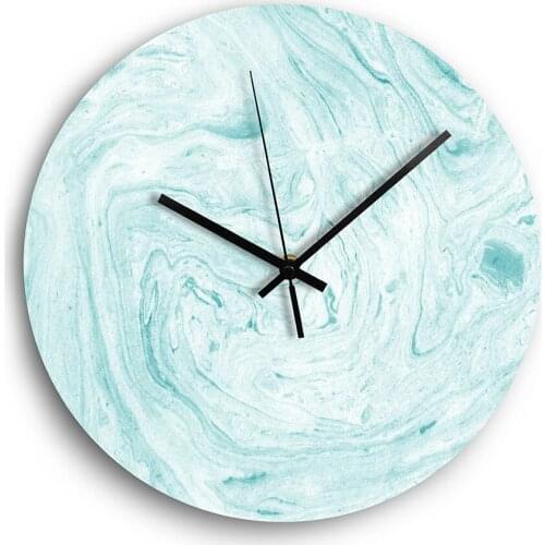 Creative Wall Clock Living Room Minimalist Modern Home Round Personality Silent Garden Pine Solid Wood Dedicated Clock