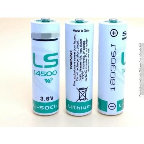 10PCS LS14500 ER14505 AA 3.6V 2450mAh lithium battery for facility equipment spare generic lithium battery primary battery
