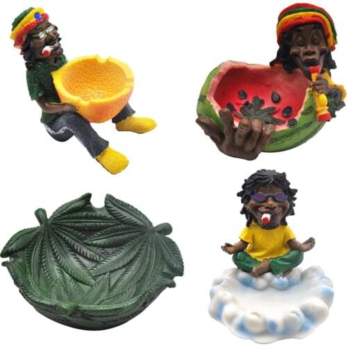 Cute Funny Creative Personality Bar Cigar resin Ashtray Portable Tobacco ash tray weed Accessories designer Gift for boyfriend