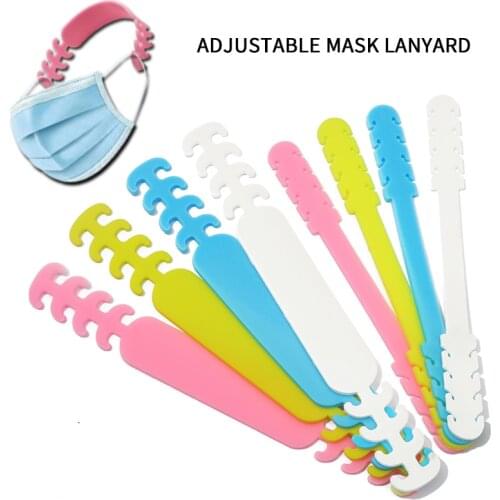 Cartoon Face Mask Ear Hooks Adjustable Anti-slip Ear Protection Mask Ear Grips Extension Hook Masks Buckle Holder for Kids 1Pcs