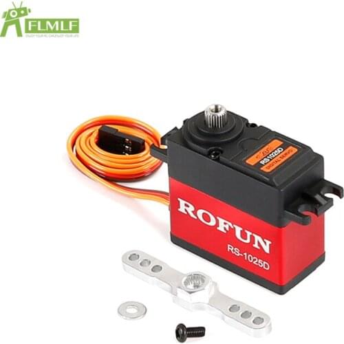 New 25KG Hollow Cup Servo with Metal Arm for 1/5 Hpi Rovan Km Rofun Mcd FG Baja Losi Ddt Fid Racing Truck Rc Car Parts