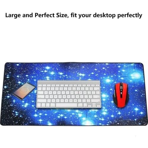 Extra Large Gaming Mouse Pad Keyboard Mat For Computer Gamer Starry Sky Anime Anti-slip Cartoon Big Mousepad Xl For Keypad Mouse