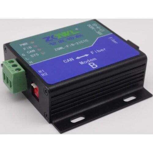CAN to fiber CAN optical fiber converter / adaptive baud rate / high speed up to 1000Kbps