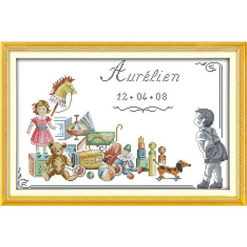 Memory of childhood counted wholesale Chinese Cross Stitch embroidery needlework Sets home decor