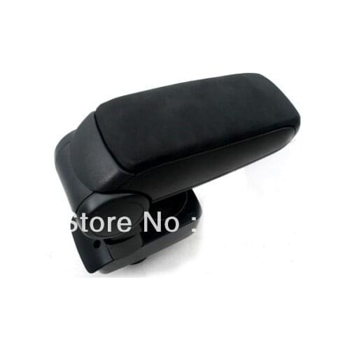 Center Console Armrest (Leatherette Black) For Ford Fiesta 2009-2012