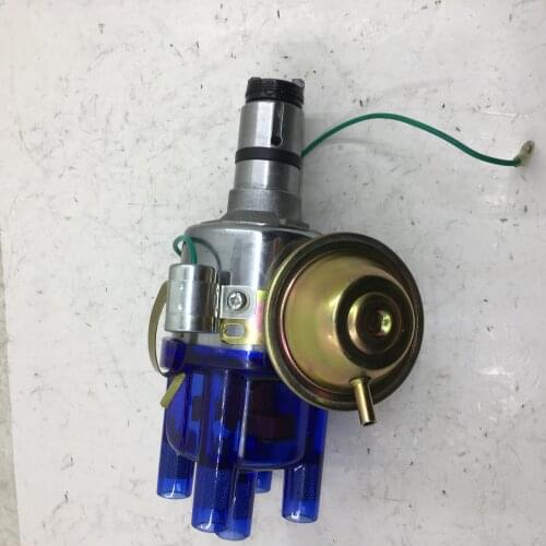 SherryBerg point distributor for VW 003 VACUUM adv. Chrome body for BOSCH PARTS BUG FROM RADKE 0231178034 blue transparent cap