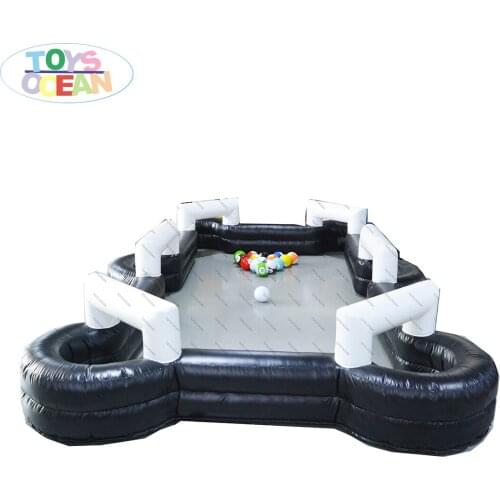 Inflatable snooker soccer table billboard pool
