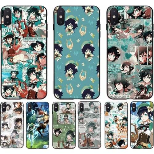 MaiYaCa Genshin Impact Venti Phone Cases for iphone 11 12 Mini Pro Max X XS MAX 6 6s 7 8 plus 5 5S 5SE XR SE2020
