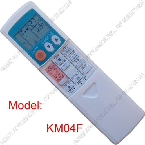 4pieces)YINGRAY Replacement Remote for Mitsubishi Air Conditioner Remote Control KM04F