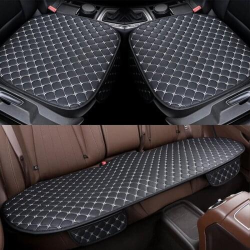 Auto Seat Covers Front & Rear Four Seasons Universal Breathable Anti-slip Car Seat Cushion Mat Pad Anti-Dust InteriorAccessories