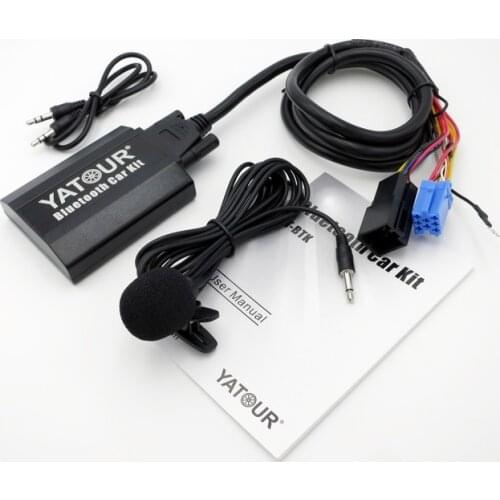 Yatour Car audio AUX Bluetooth Kit for vw Passat Tiguan Audi Skoda Seat 8 pin Car MP3 Player AUX Adapter