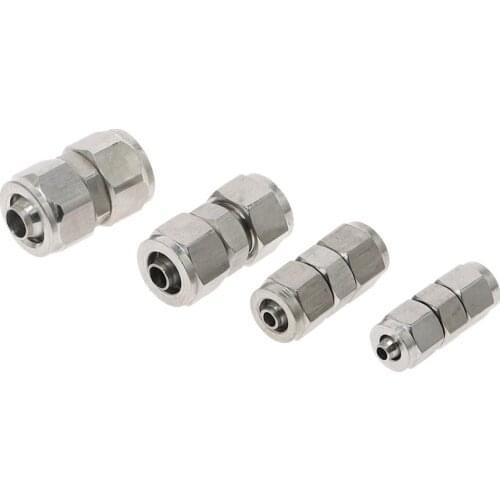 Fast twist Lock nut 6mm 8mm 10mm 12mm 14mm OD Tube quick connectors SS304 Stainless Steel Pipe Fittings