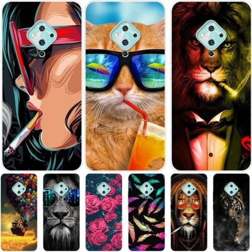 For Vivo V17 Case Phone Cover Soft Silicone 3D Printing Back Case for Vivo V17 V 17 Case Cover bumper for VivoV17 V1945A Shell