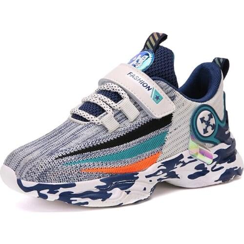 Kids Sneakers for Boys Mesh Tennis Shoes Breathable Sports Running Shoes Lightweight Children Casual Walking Shoes 2021 New