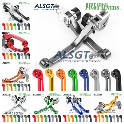 For TM EN/MX 530 450 300 250 Fi 2010-2018 CNC Pivot Racing Dirt Bike Clutch Brake Levers 2017 2016 2015 2014 2013 2012 2011