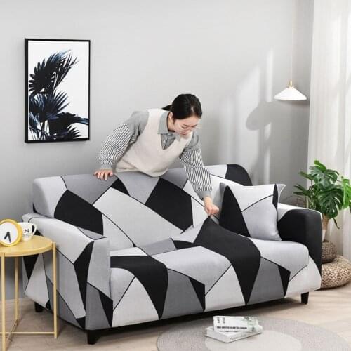 Elastic lazy sofa cover universal all-inclusive Nordic simple fabric non-slip dustproof removable and washable sofa cushion