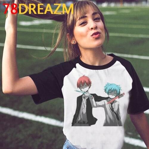 Assassination Classroom t-shirt women vintage tumblr japanese casual 2021 tshirt t shirt streetwear white t shirt