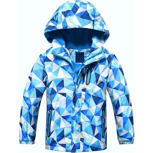 Hot Sale Waterproof Boys Hooded Warm Full Sleeve Clothing Thermal Windproof Outdoor Sport Wear Children Skiing Jackets
