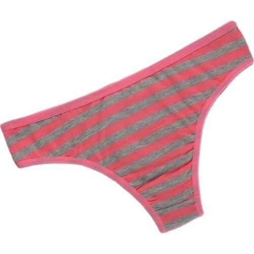 Cotton Thong Women Underwear Panties Striped Underwear For Women Sexy Girl Young Girls Seamless Panties Hot Sexy Girrls Panty