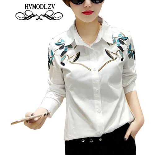 Белые блузки HVMODLZV China At AliExpress