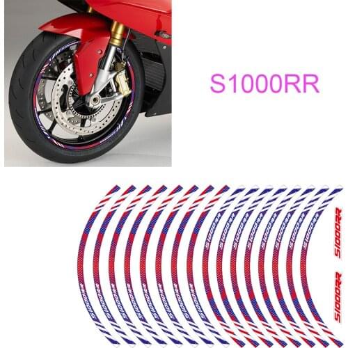 KODASKIN 2D Creativity Wheel Rim Emblem Sticker Decal for BMW S1000RR