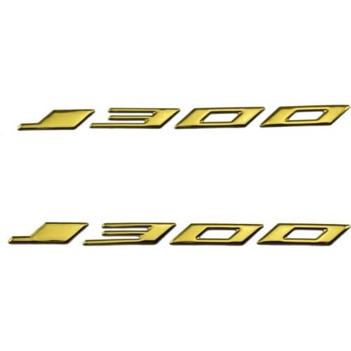 KODASKIN Motorcycle Emblem Raise 3d Sticker decals for J300 2pieces