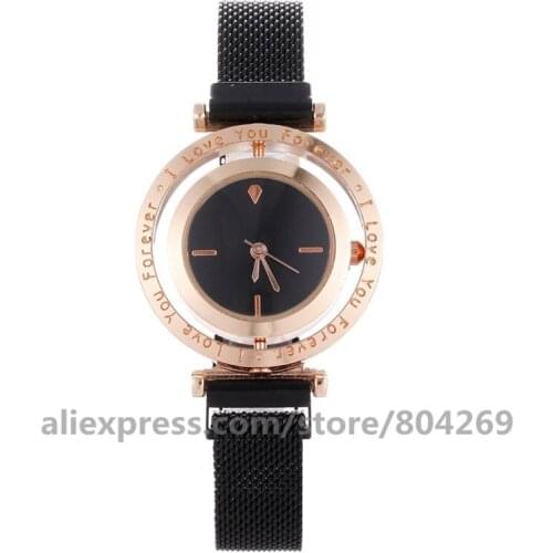 Wholesale Fashion Movable Watch Hot Sale Exquisite Ladies Watch Women Magnetic Mesh Watch 920542